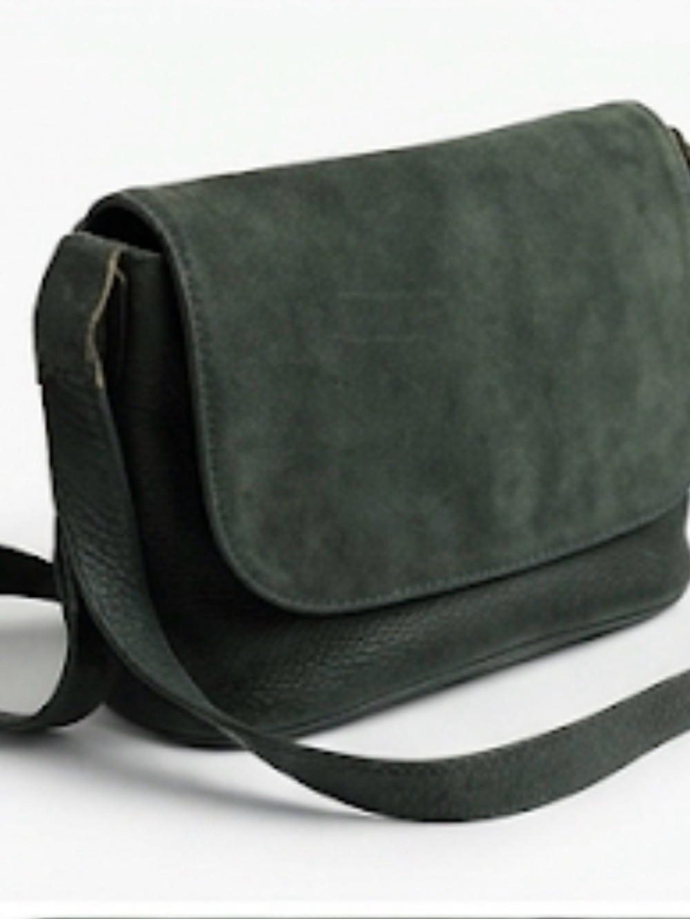 Vintage Coach 845 Nubuck Leather Shoulder Bag Crossbody Green